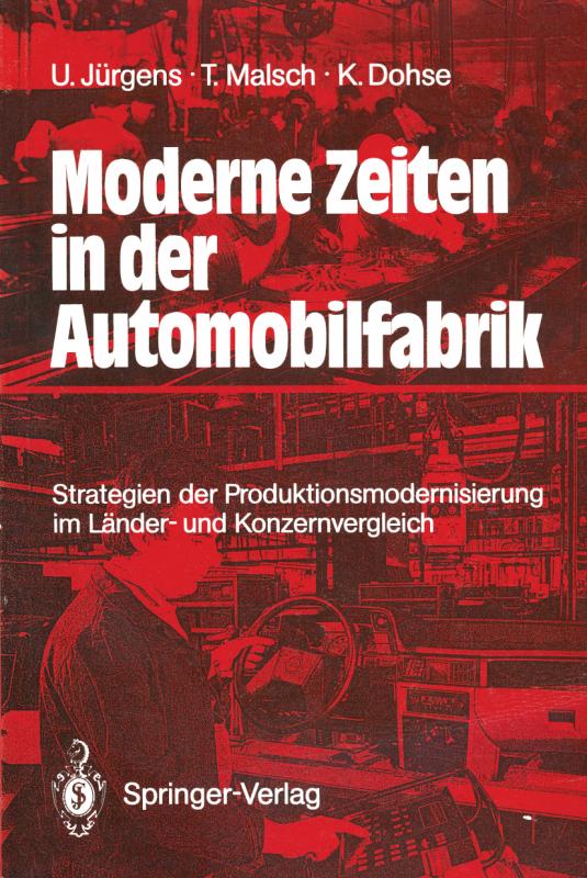 Cover-Bild Moderne Zeiten in der Automobilfabrik
