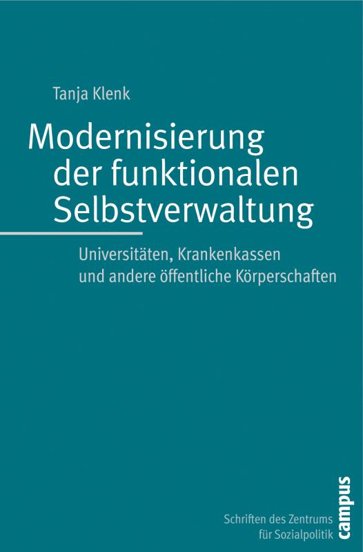 Cover-Bild Modernisierung der funktionalen Selbstverwaltung