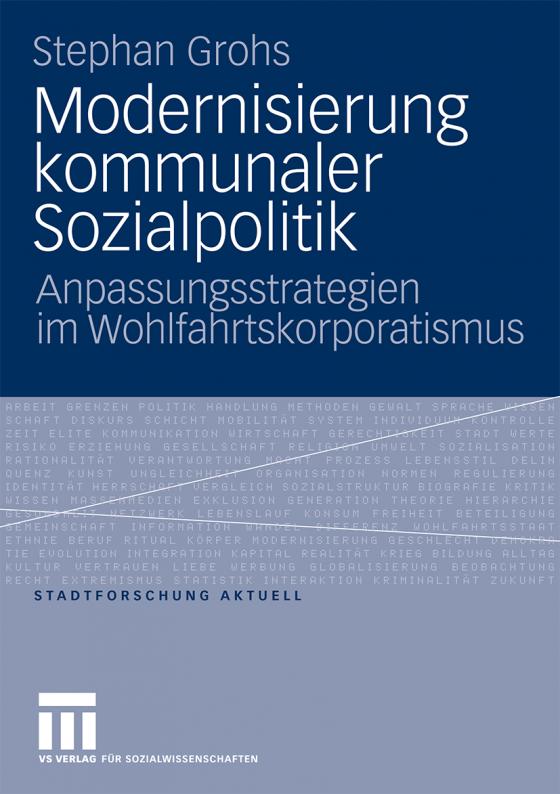 Cover-Bild Modernisierung kommunaler Sozialpolitik