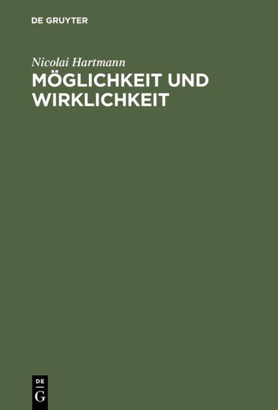 Cover-Bild Möglichkeit und Wirklichkeit