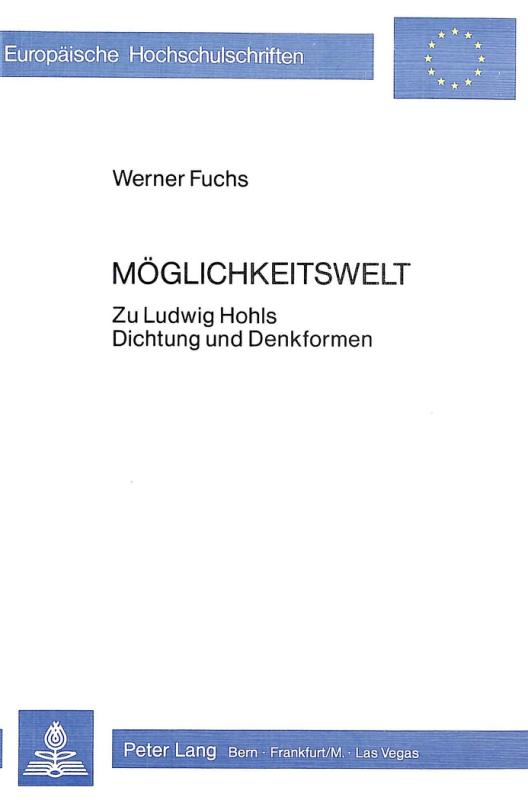 Cover-Bild Möglichkeitswelt