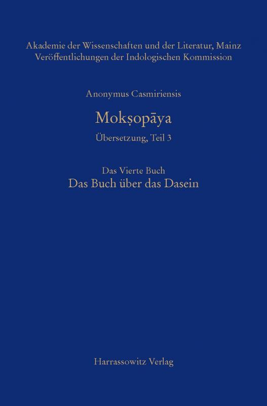 Cover-Bild Mokṣopāya - Übersetzung, Teil 3 Das Vierte Buch. Das Buch über das Dasein