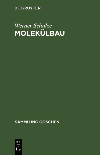 Cover-Bild Molekülbau