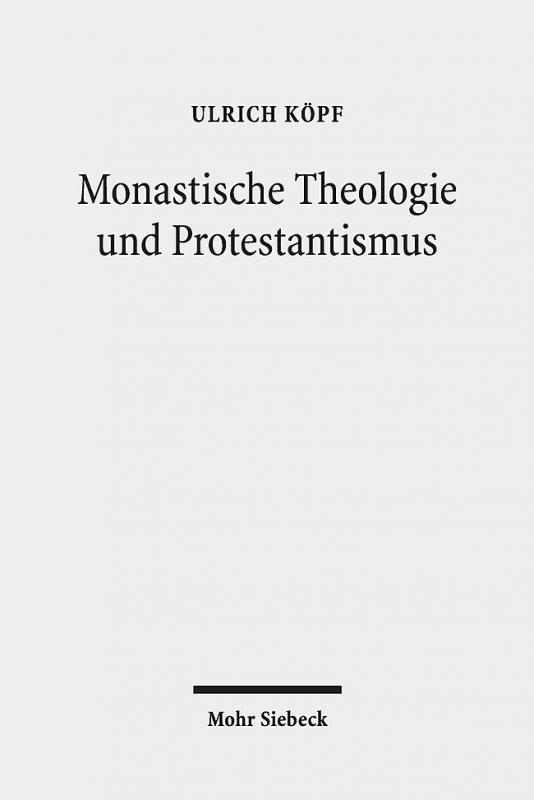 Cover-Bild Monastische Theologie und Protestantismus