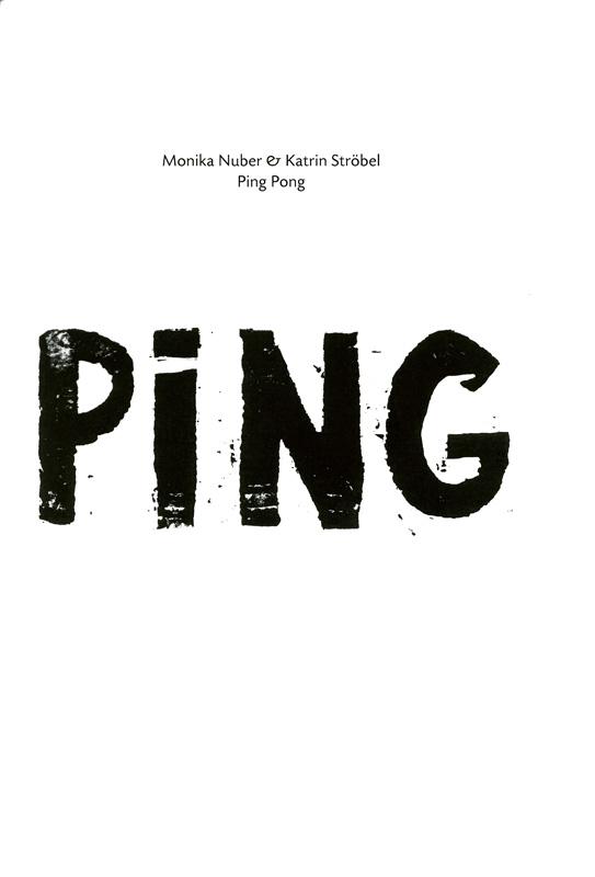 Cover-Bild Monika Nuber & Katrin Ströbel. PING PONG