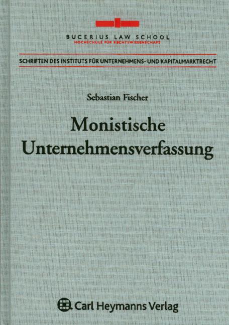 Cover-Bild Monistische Unternehmensverfassung