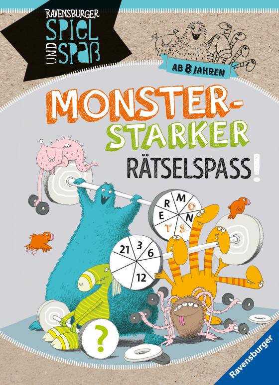 Cover-Bild Monsterstarker Rätsel-Spaß ab 8 Jahren