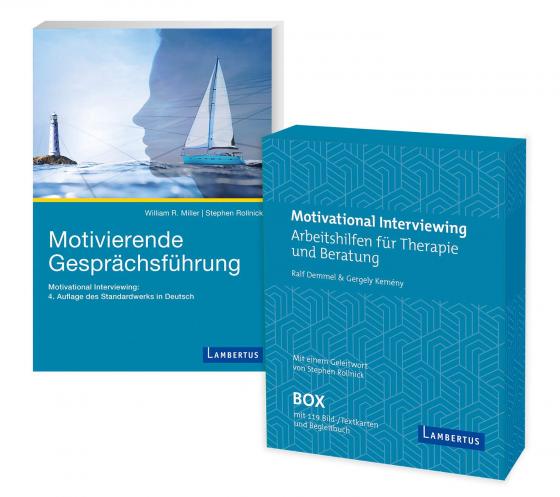 Cover-Bild Motivierende Gesprächsführung - Set mit Buch und Arbeitshilfenkarten