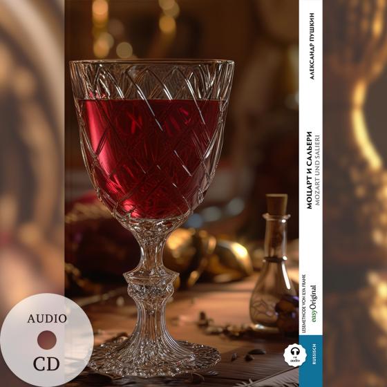 Cover-Bild Mozart und Salieri (Buch + Audio-CD) - Frank-Lesemethode - Kommentierte zweisprachige Ausgabe Russisch-Deutsch