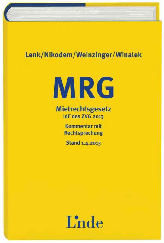 Cover-Bild MRG | Mietrechtsgesetz