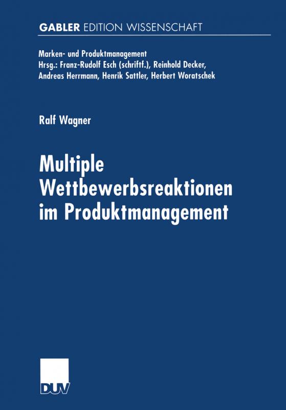 Cover-Bild Multiple Wettbewerbsreaktionen im Produktmanagement