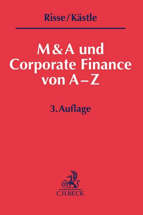 Cover-Bild M&A und Corporate Finance von A-Z