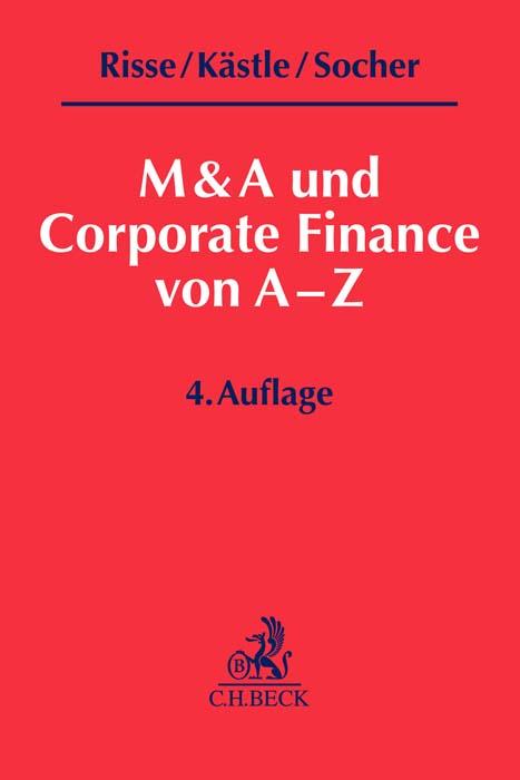 Cover-Bild M&A und Corporate Finance von A-Z