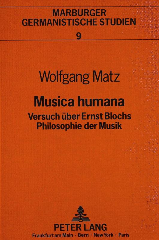 Cover-Bild Musica humana