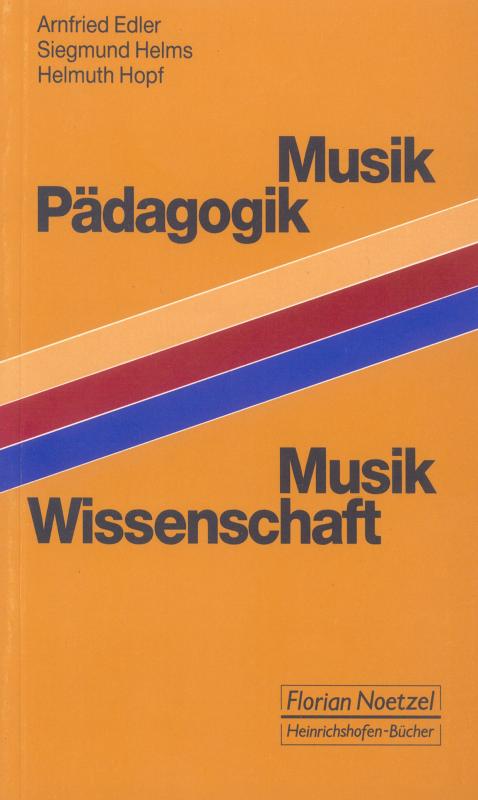 Cover-Bild Musikpädagogik und Musikwissenschaft