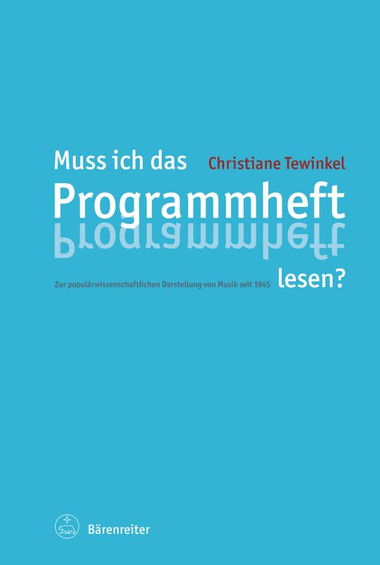 Cover-Bild Muss ich das Programmheft lesen?