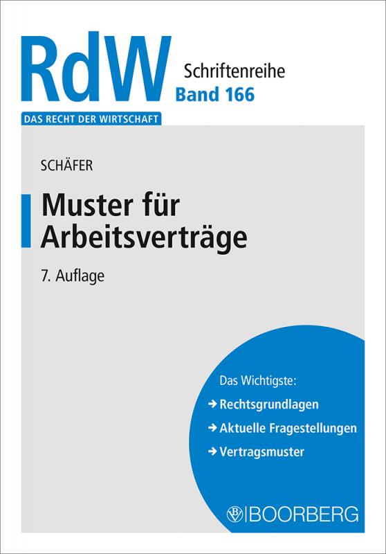 Cover-Bild Muster für Arbeitsverträge