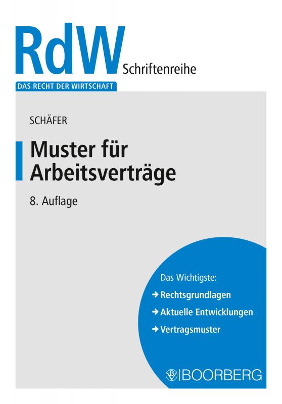 Cover-Bild Muster für Arbeitsverträge