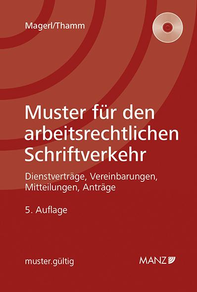 Cover-Bild Muster für den arbeitsrechtlichen Schriftverkehr