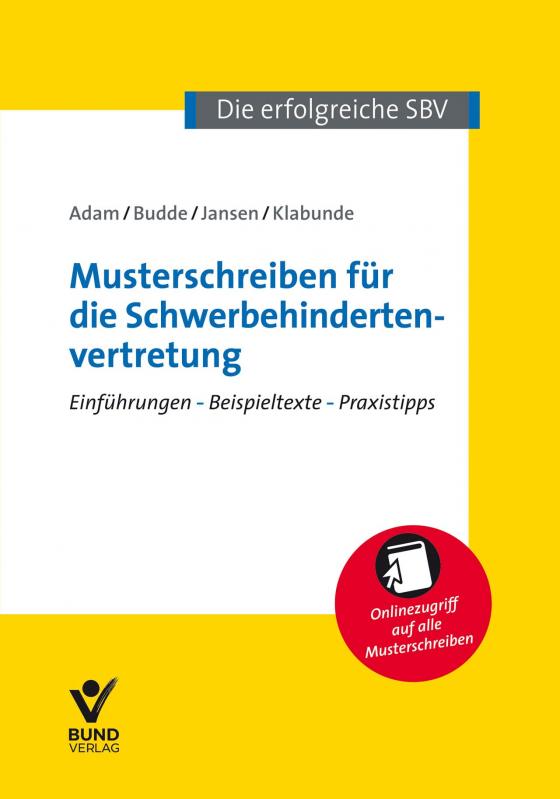 Cover-Bild Musterschreiben für die Schwerbehindertenvertretung