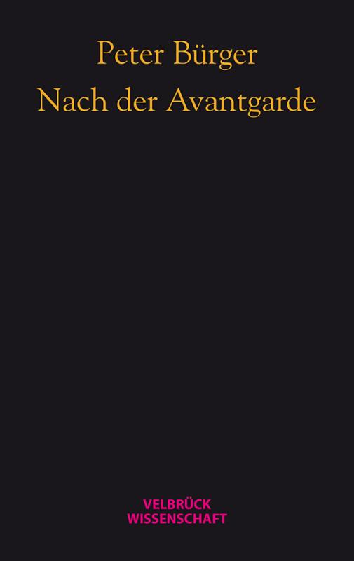 Cover-Bild Nach der Avantgarde