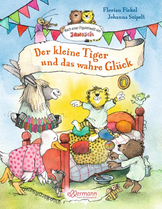 Cover-Bild Nach einer Figurenwelt von Janosch. Der kleine Tiger und das wahre Glück