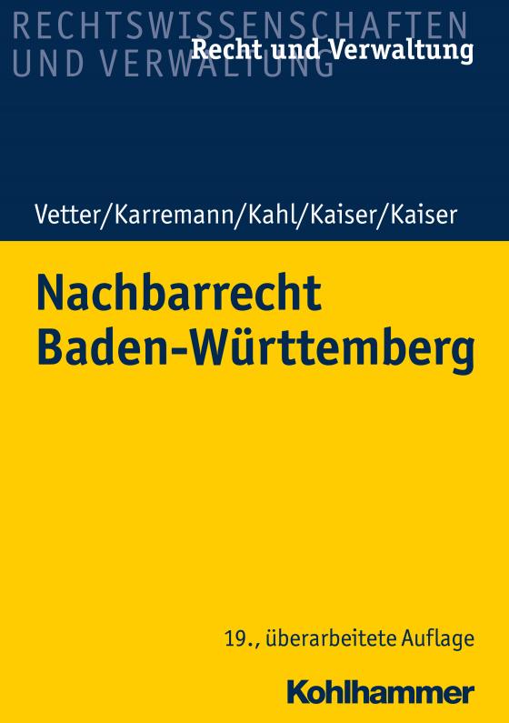 Cover-Bild Nachbarrecht Baden-Württemberg