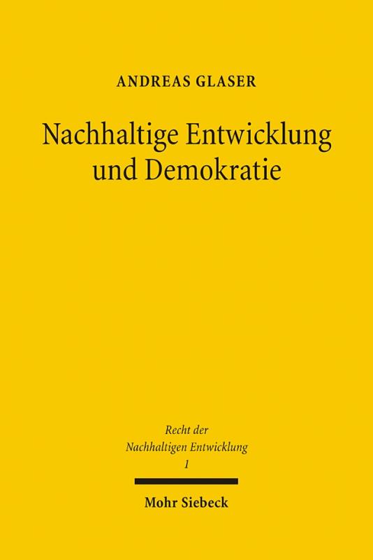 Cover-Bild Nachhaltige Entwicklung und Demokratie