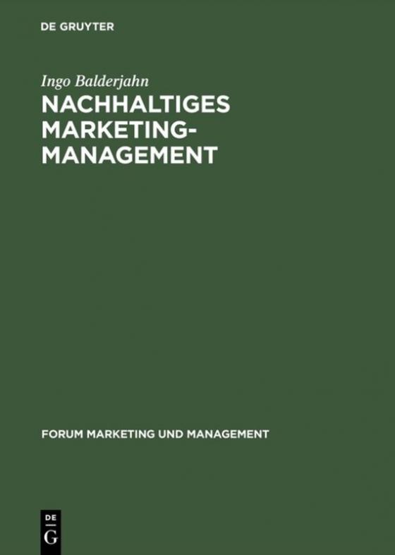 Cover-Bild Nachhaltiges Marketing-Management