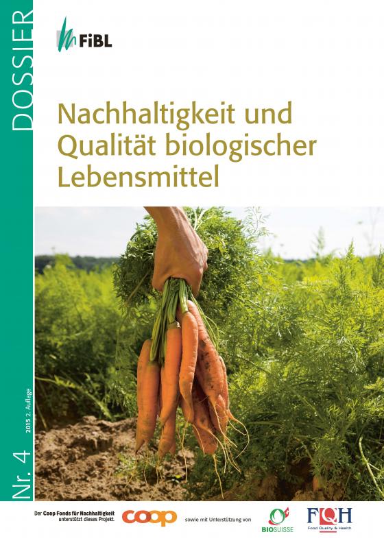 Cover-Bild Nachhaltigkeit und Qualität biologischer Lebensmittel
