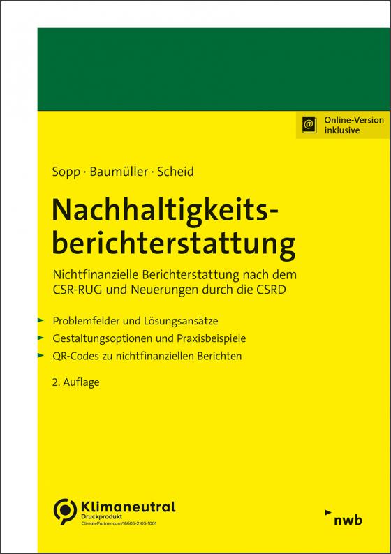 Cover-Bild Nachhaltigkeitsberichterstattung