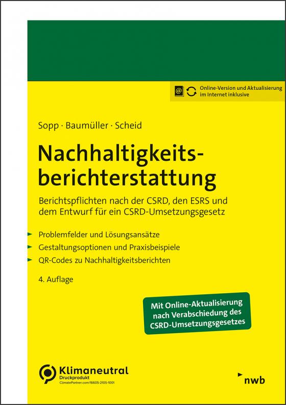 Cover-Bild Nachhaltigkeitsberichterstattung