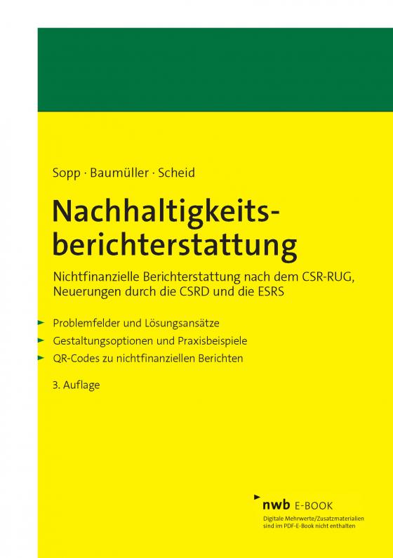 Cover-Bild Nachhaltigkeitsberichterstattung