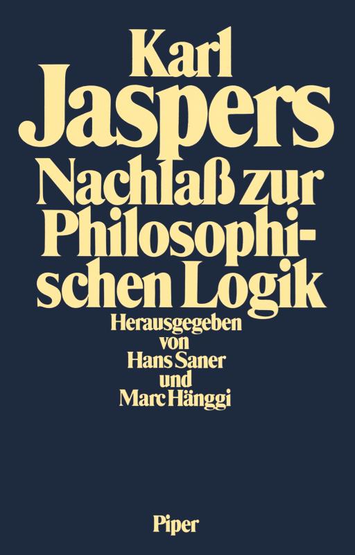 Cover-Bild Nachlaß zur Philosophischen Logik