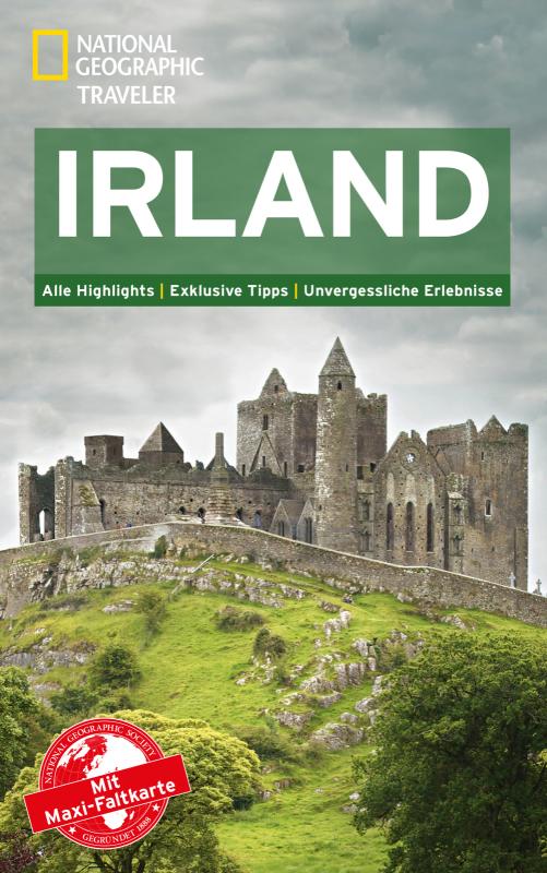 Cover-Bild National Geographic Traveler Irland mit Maxi-Faltkarte