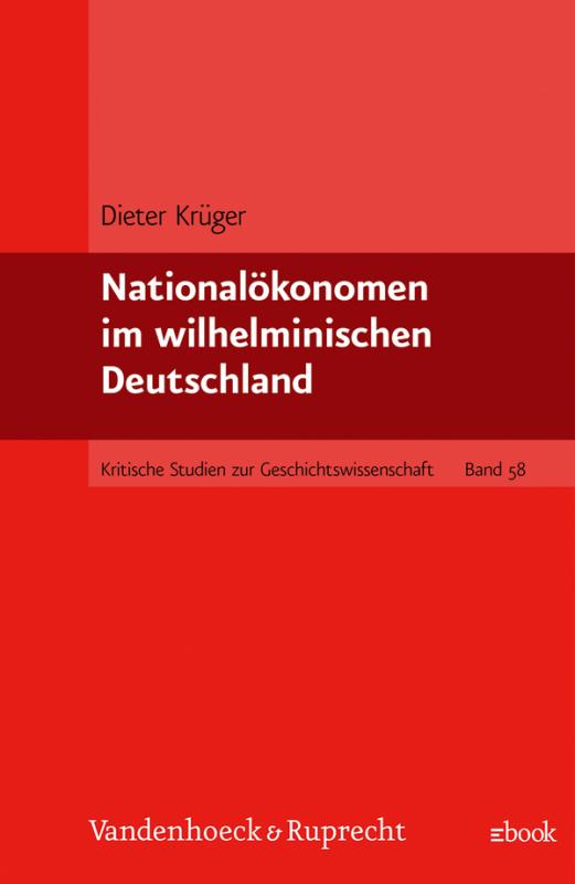 Cover-Bild Nationalökonomen im wilhelminischen Deutschland