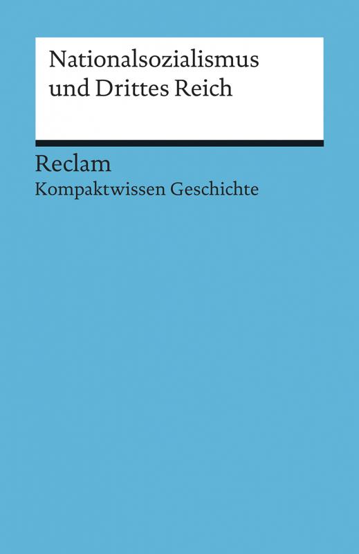 Cover-Bild Nationalsozialismus und Drittes Reich