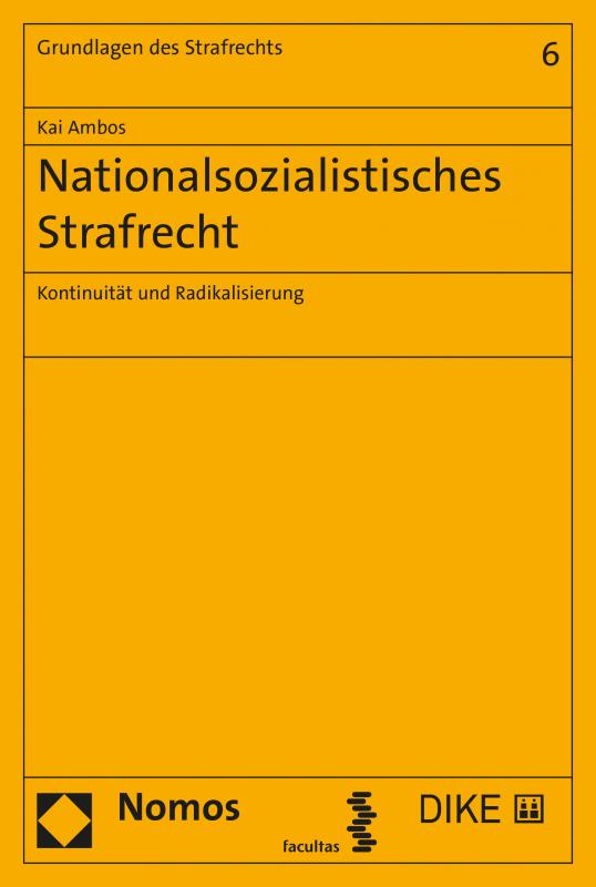 Cover-Bild Nationalsozialistisches Strafrecht