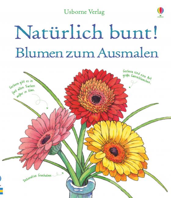 Cover-Bild Natürlich bunt! Blumen zum Ausmalen