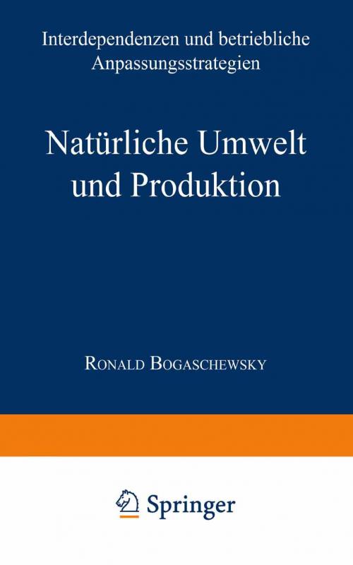 Cover-Bild Natürliche Umwelt und Produktion