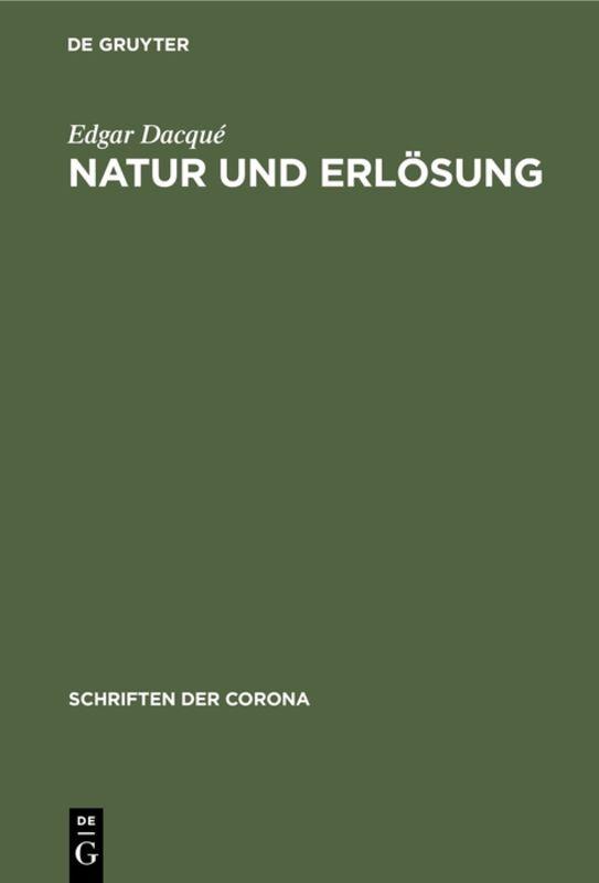 Cover-Bild Natur und Erlösung
