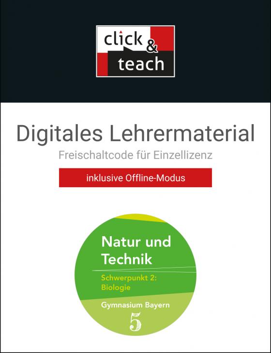 Cover-Bild Natur und Technik – Gymnasium Bayern / Natur und Technik: Biologie click & teach 5 Box