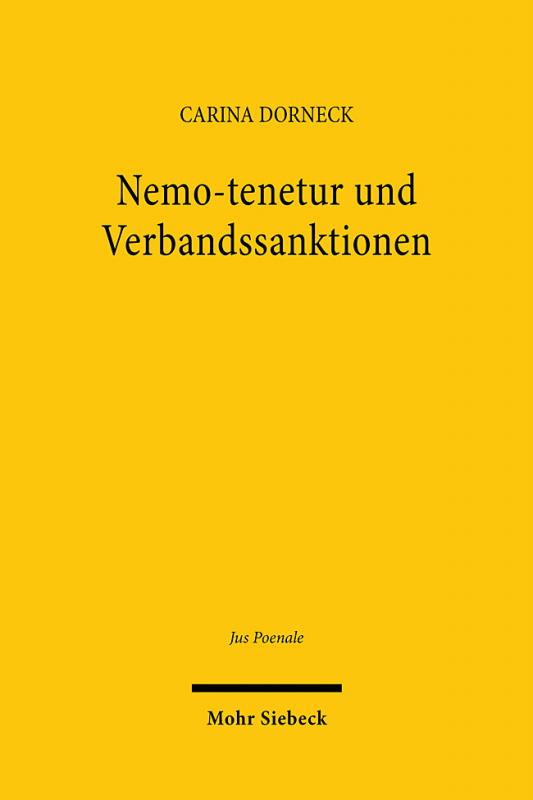 Cover-Bild Nemo-tenetur und Verbandssanktionen