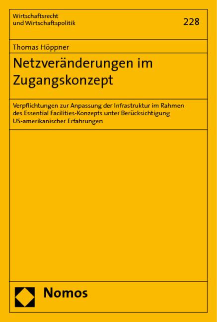 Cover-Bild Netzveränderungen im Zugangskonzept