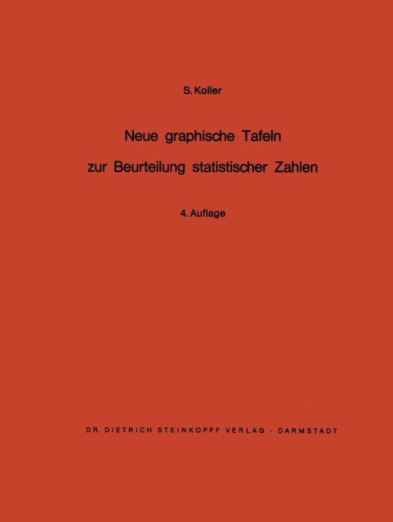 Cover-Bild Neue graphische Tafeln zur Beurteilung statistischer Zahlen