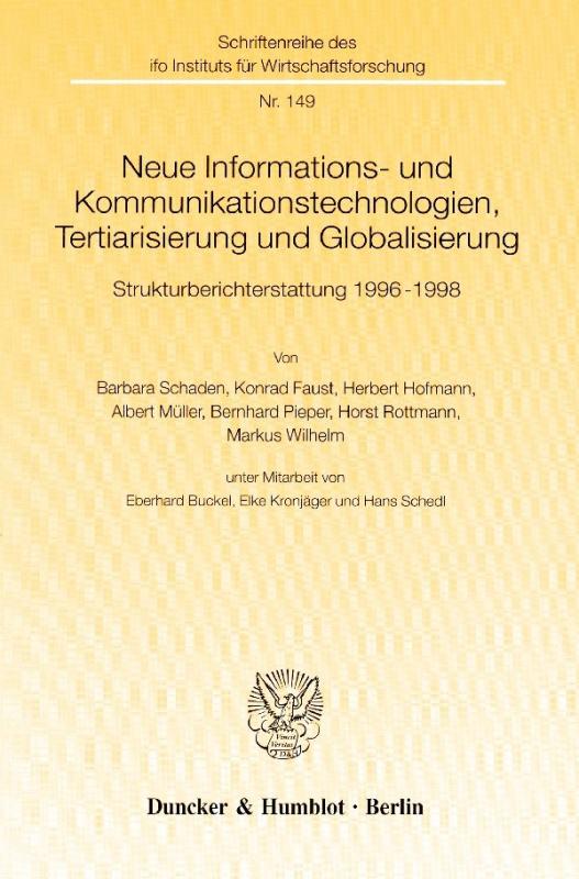 Cover-Bild Neue Informations- und Kommunikationstechnologien, Tertiarisierung und Globalisierung.