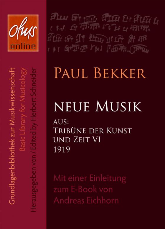 Cover-Bild Neue Musik (E-Book)