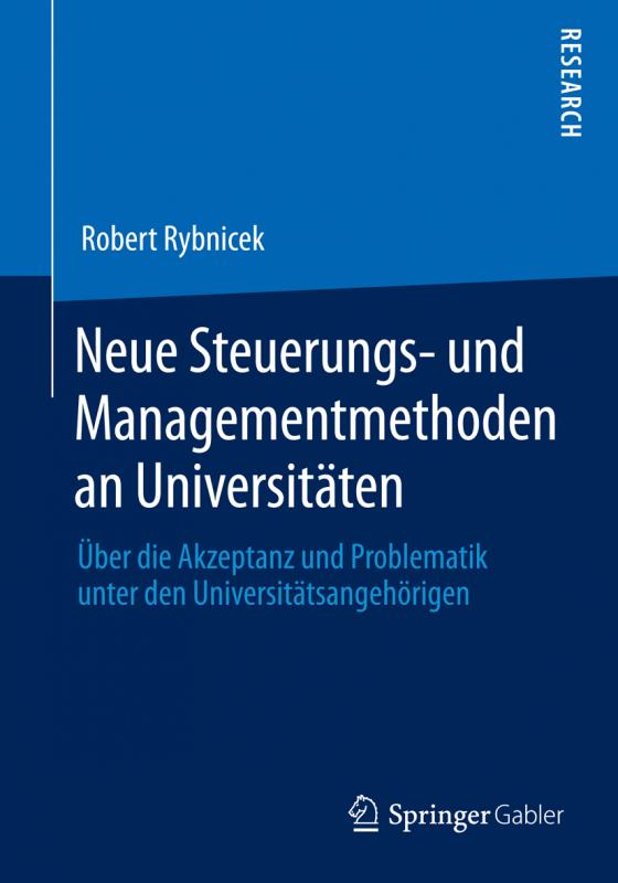 Cover-Bild Neue Steuerungs- und Managementmethoden an Universitäten