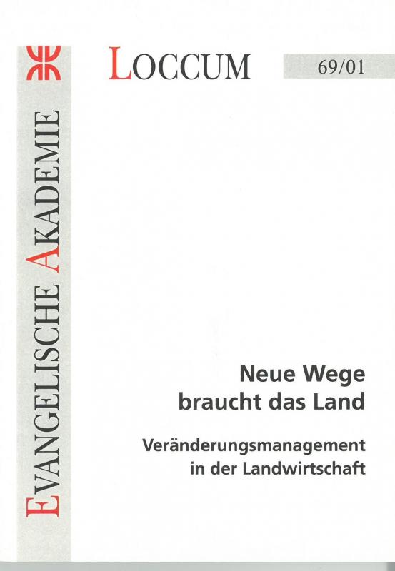 Cover-Bild Neue Wege braucht das Land