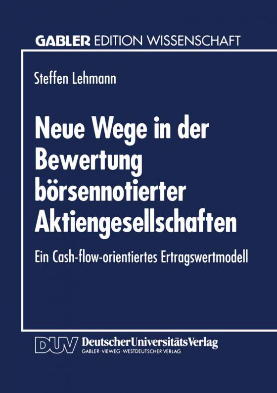 Cover-Bild Neue Wege in der Bewertung börsennotierter Aktiengesellschaften